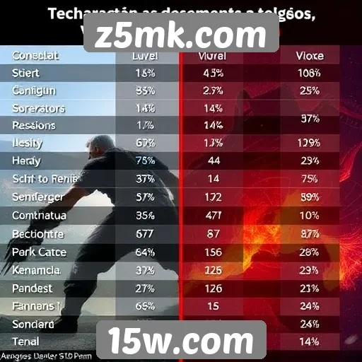 Comparação de desempenho em jogos populares do z5mk.com